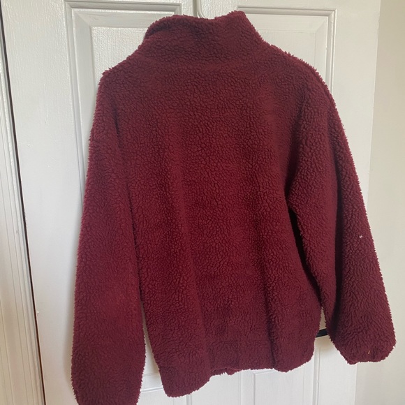 ZAFUL teddy jacket- Bergundy - Picture 2 of 3